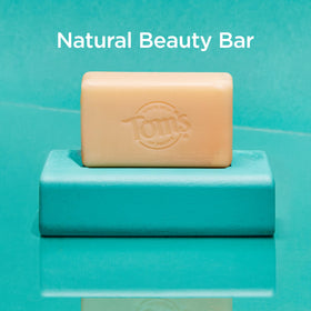 Tom's of Maine Natural Beauty Bar Soap Fresh Eucalyptus in a bathroom setting