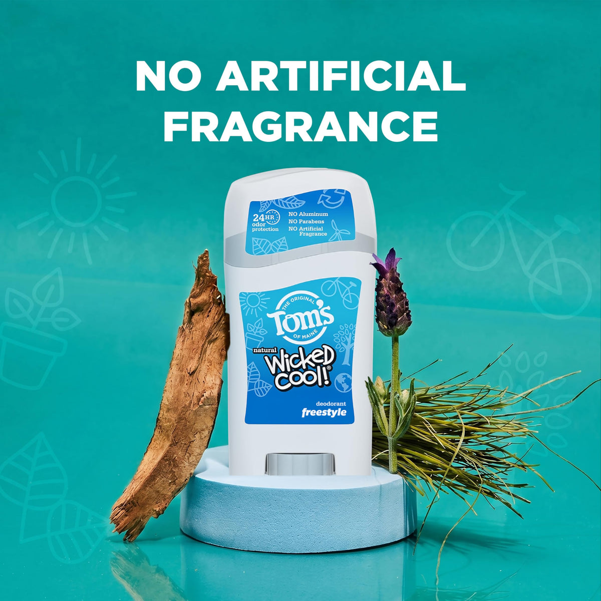 Tom's of Maine Wicked Cool! Natural Deodorant Freestyle scent