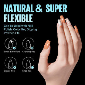 TOMICCA acrylic nails in different nail art designs