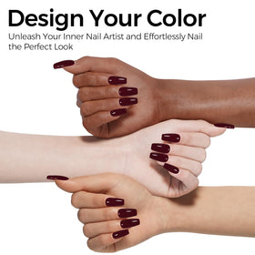 TOMICCA Cherry Red Gel Nail Polish 15ml packaging