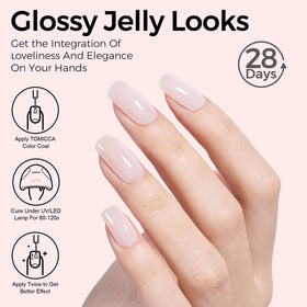 TOMICCA Gel Nail Polish bottle with brush