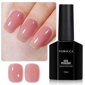 TOMICCA Gel Nail Polish Jelly Grape Red front view