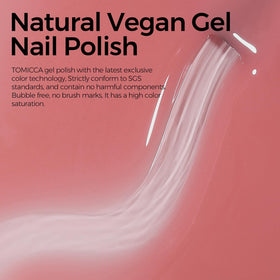TOMICCA Jelly Pink Gel Nail Polish bottle with brush