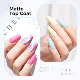 TOMICCA Matte Gel Top Coat texture close-up