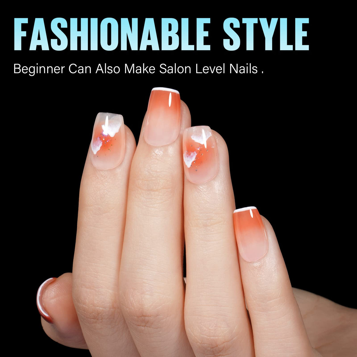 TOMICCA nail tips numbered for easy size selection