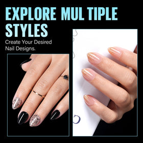 TOMICCA nail tips with nail polish application
