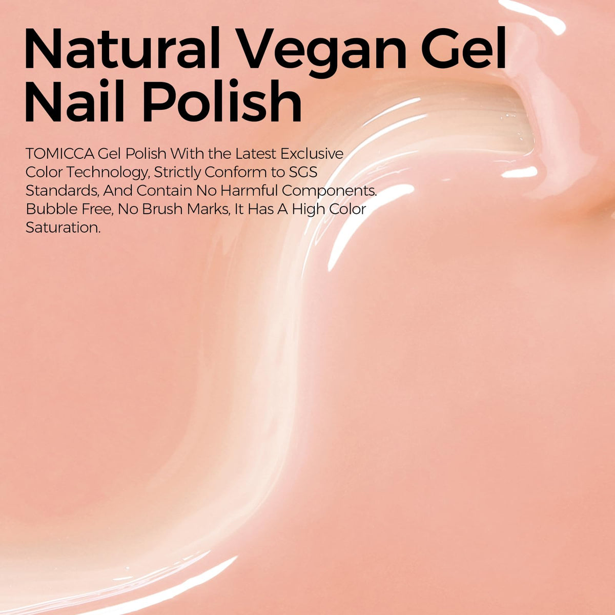 TOMICCA Nude Gel Nail Polish 15ml packaging