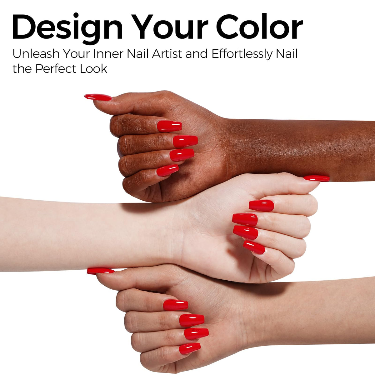 TOMICCA Ruby Red Gel Nail Polish packaging