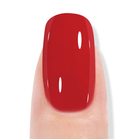 TOMICCA Ruby Red Gel Nail Polish with nail art designs
