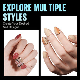 TOMICCA Short Almond Nail Tips showcasing durability and flexibility