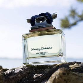 Tommy Bahama Maritime Triumph Spray Cologne close-up of label