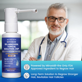 TOMUM Men's Hair Growth Spray 5% Minoxidil lifestyle scene