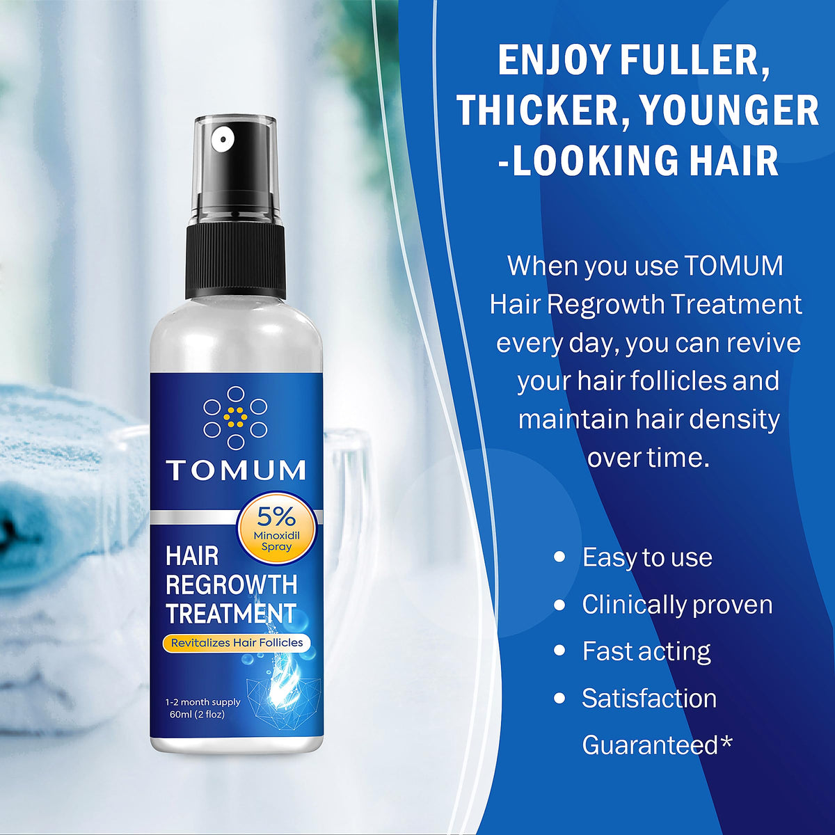 TOMUM Minoxidil 5% Hair Regrowth packaging