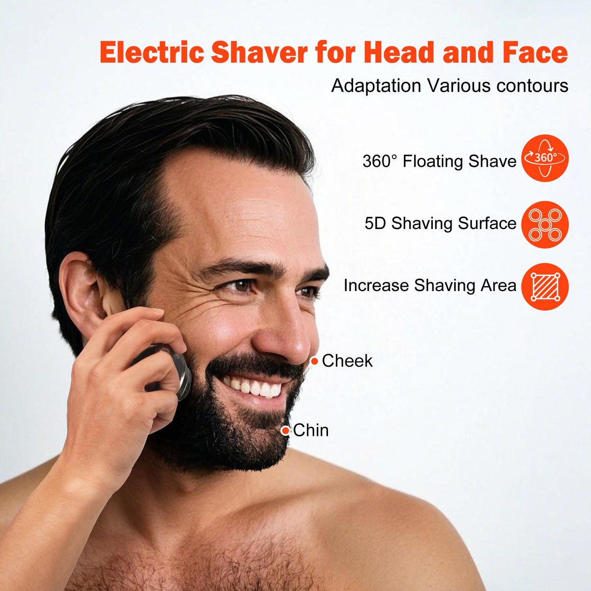 Toncoke 5D Head Shaver in a lifestyle setting