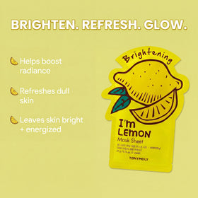 TONYMOLY Bright & Juicy Lemon Mask close-up