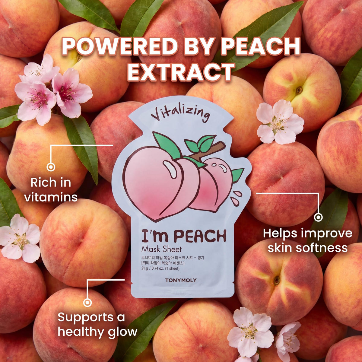 TONYMOLY Bright & Juicy Masks in a gift basket
