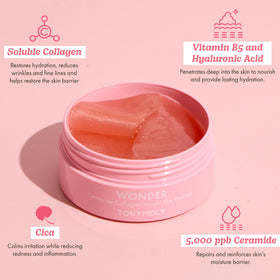 TONYMOLY hydrogel eye patches with ingredients list