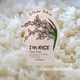 TONYMOLY I'm Rice Sheet Mask ingredients list