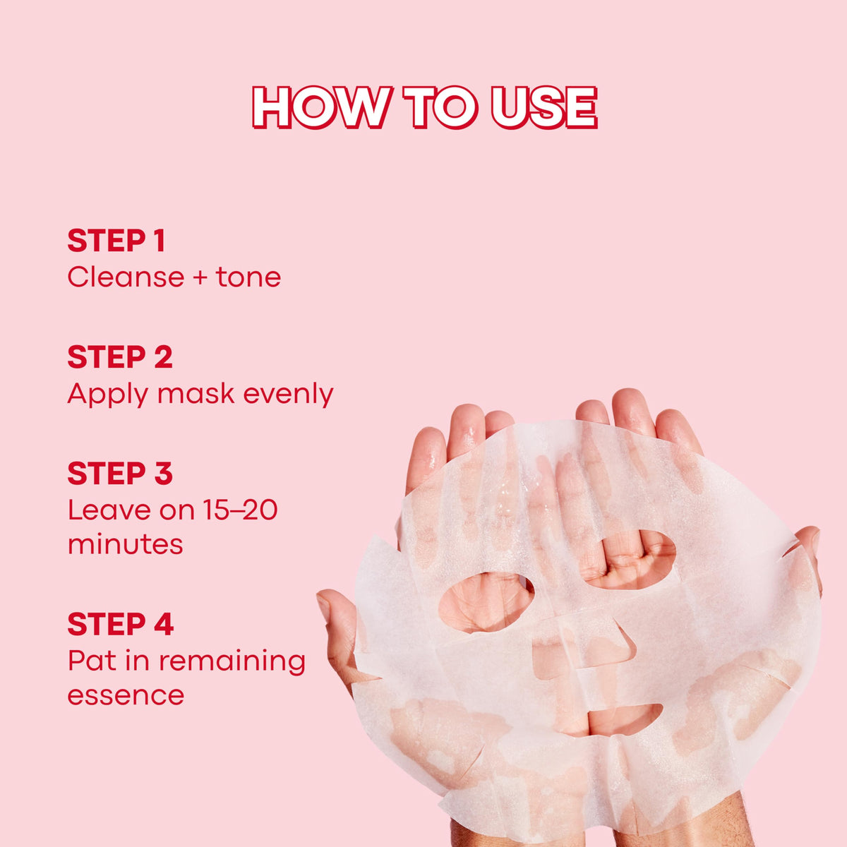 TONYMOLY I'm Rice Sheet Mask on a bathroom counter