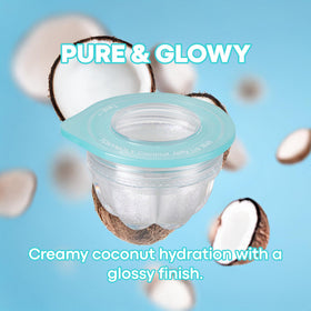 TONYMOLY Jelly Lip Melt Coconut applied on lips