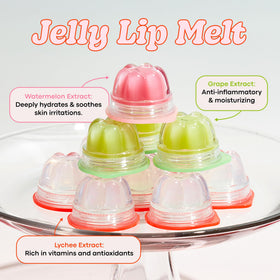 TONYMOLY Jelly Lip Melt Watermelon on lips