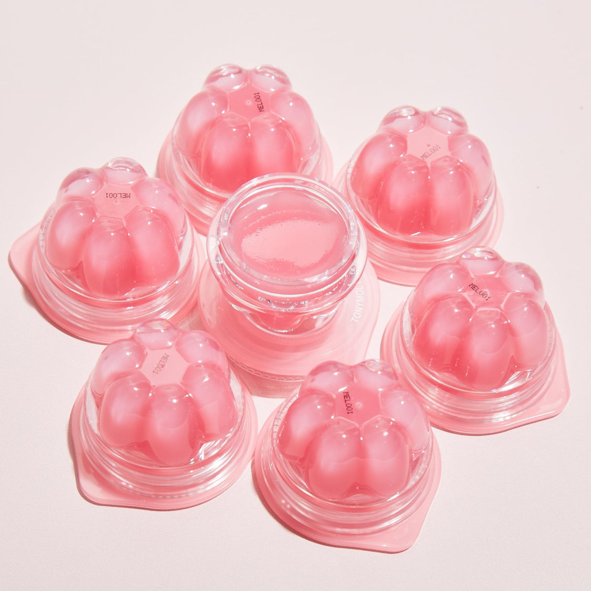 TONYMOLY Jelly Lip Melt Watermelon swatch