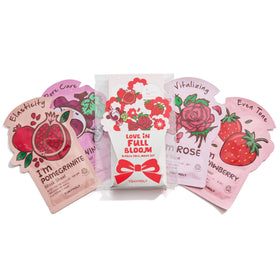 TONYMOLY Love in Full Bloom Sheet Mask Set front view with all four masks