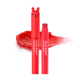 TONYMOLY Petit Bunny Lip Gloss in Juicy Cherry front view