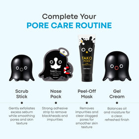 TONYMOLY Tako Pore Clay Scrub Stick with charcoal