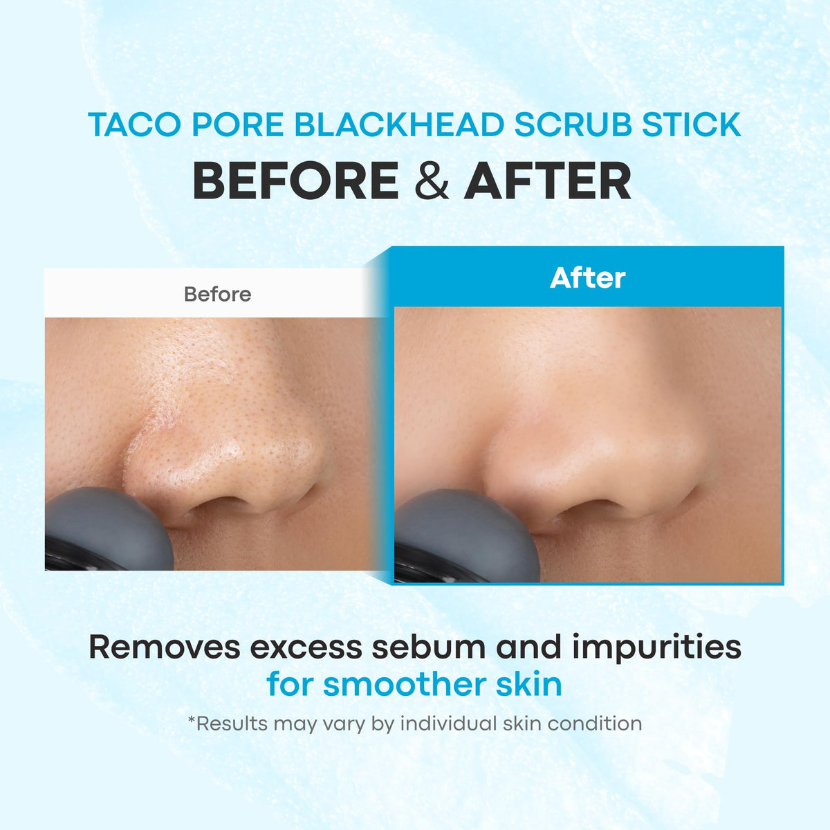 TONYMOLY Tako Pore Clay Scrub Stick with marine ingredients