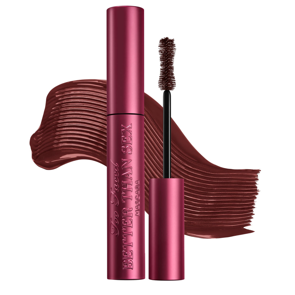 Too Faced Better Than Sex Mascara Burgundy front view