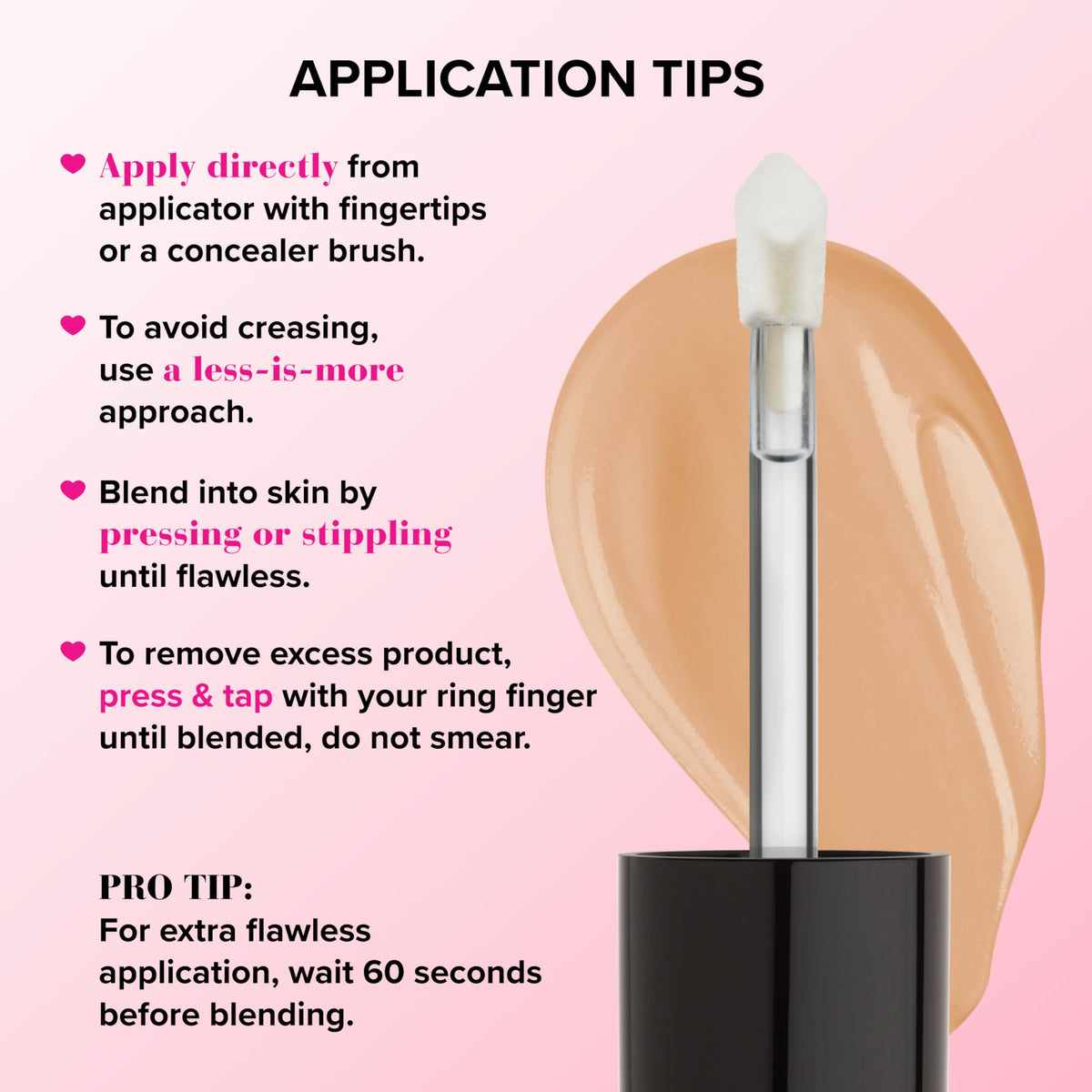 Too Faced Born This Way Concealer displayed with makeup brushes