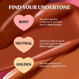 Too Faced Born This Way Super Coverage Concealer blended on skin swatch