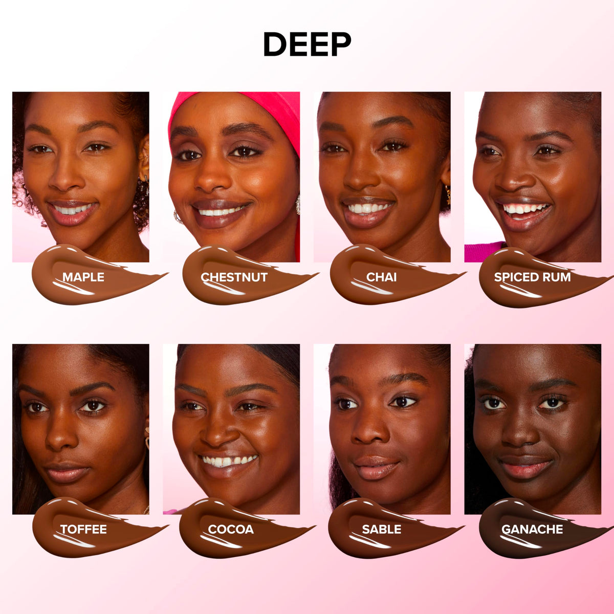 Too Faced Born This Way Super Coverage Concealer Cocoa texture on skin