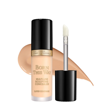 Too Faced Born This Way Super Coverage Concealer front view with natural finish