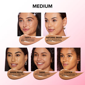 Too Faced Born This Way Super Coverage Concealer Warm Beige swatch on skin