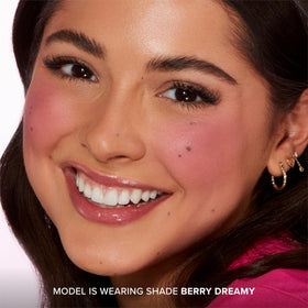 Too Faced Cloud Crush Blurring Blush Berry Dreamy powder texture close-up