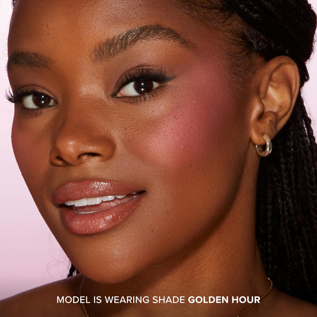 Too Faced Cloud Crush Blush Golden Hour on makeup table