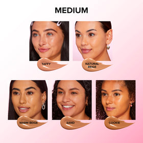 Too Faced concealer in use during makeup application