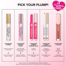 Too Faced Lip Injection Extreme Lip Plumper Gloss Strawberry Kiss lifestyle shot