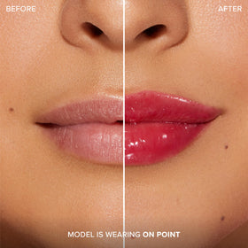 Too Faced Lip Injection Extreme Plumping Clicks Cherry Red close-up
