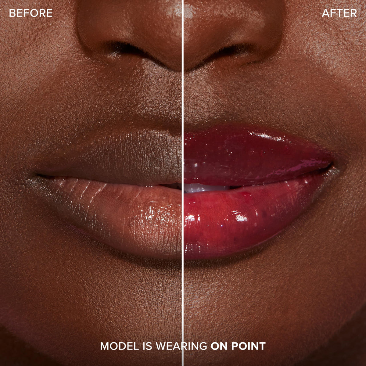 Too Faced Lip Injection Extreme Plumping Clicks Cherry Red with other beauty products