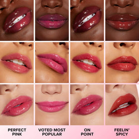 Too Faced Lip Injection Extreme Plumping Clicks swatch on skin