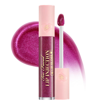 Too Faced Lip Injection Lip Gloss front view with cooling formula