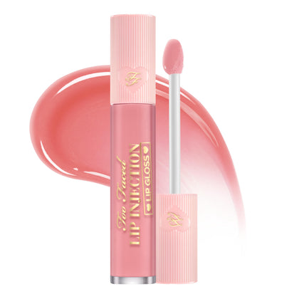 Too Faced Lip Injection Lip Gloss front view with packaging