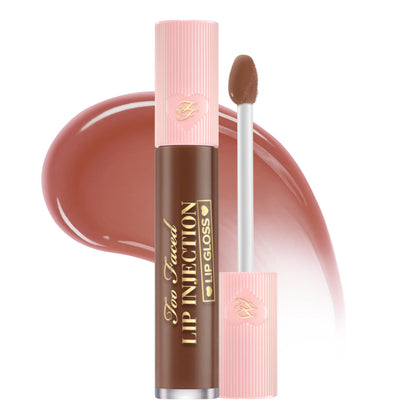 Too Faced Lip Injection Lip Gloss front view with packaging