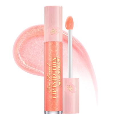 Too Faced Lip Injection Lip Gloss front view with packaging