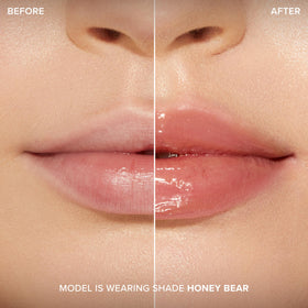 Too Faced Lip Injection Maximum Plump Gloss Honey Bear side view