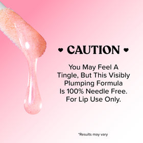 Too Faced Lip Injection Maximum Plump Gloss texture swatch