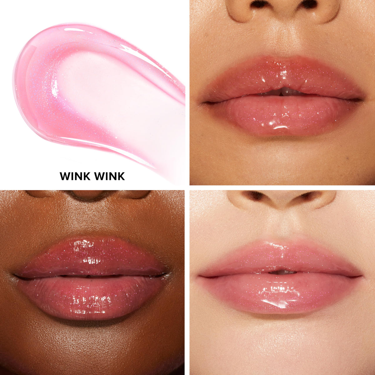 Too Faced Lip Injection Maximum Plump Neon Pink Sparkle tube with cap